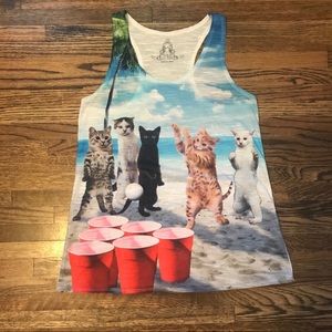 Cat Tee Tank